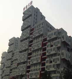 [鄭州真石漆]富士康冠達(dá)花園個性設(shè)計，只用超前單彩真石漆